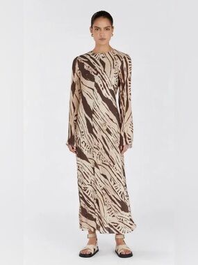 DISSH QUINN LONG SLEEVE MAXI DRESS 8